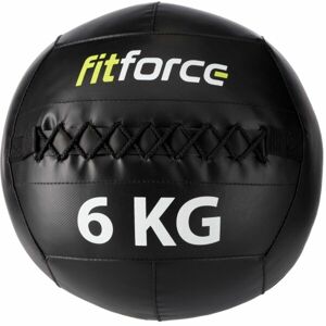 Fitforce WALL BALL 6 KG Medicinbal, fekete, méret