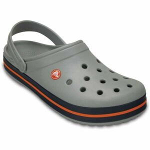 Crocs CROCBAND Uniszex papucs, szürke, méret 39/40