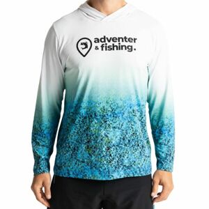 ADVENTER & FISHING UV T-SHIRT BLUEFIN TREVALLY Férfi funkcionális felső, világoskék, méret