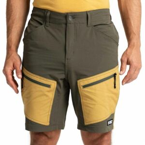 ADVENTER & FISHING FUNCTIONAL OUTDOOR SHORTS SAND & KHAKI Férfi impregnált rövidnadrág, barna, méret