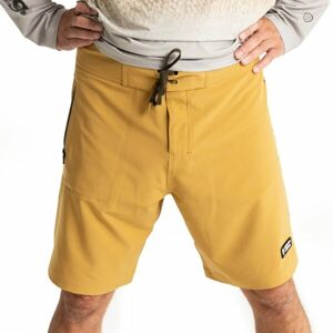 ADVENTER & FISHING UV SHORTS SAND Férfi rövidnadrág horgászathoz, barna, méret