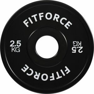Fitforce PLRO 2,5 KG x 50 MM Súlyzótárcsa, fekete, méret