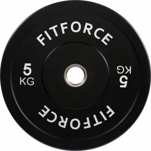 Fitforce PLRO 5 KG x 50 MM Súlyzótárcsa, fekete, méret