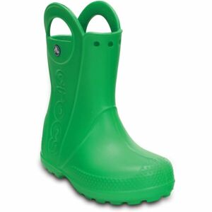 Crocs HANDLE IT RAIN BOOT KIDS Gyerek gumicsizma, zöld, méret 30/31