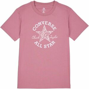 Converse CHUCK PATCH INFILL TEE Női póló, rózsaszín, méret