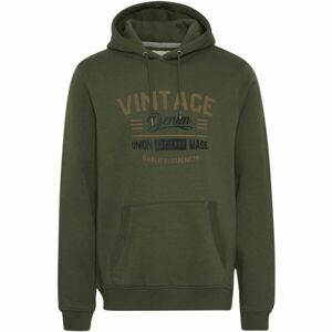 BLEND SWEATSHIRT REGULAR FIT Férfi pulóver, sötétzöld, méret