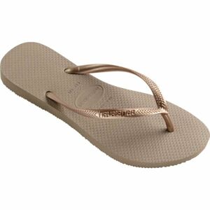 HAVAIANAS SLIM Női flip-flop papucs, arany, méret 35/36