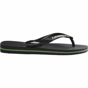 HAVAIANAS BRASIL LOGO Uniszex flip-flop papucs, fekete, méret 41/42