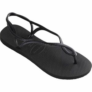 HAVAIANAS LUNA Női flip-flop papucs, fekete, méret 37/38