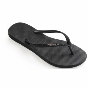 HAVAIANAS SLIM GLITTER Női flip-flop papucs, fekete, méret