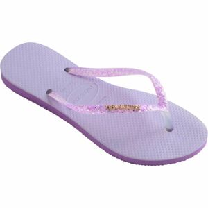 HAVAIANAS SLIM GLITTER FLOURISH Női flip-flop papucs, lila, méret