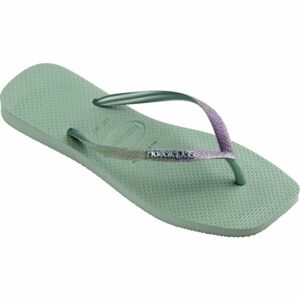 HAVAIANAS SQUARE GLITTER Női flip-flop papucs, világoszöld, méret 35/36