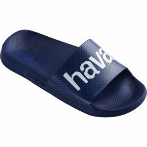 HAVAIANAS SLIDE CLASSIC LOGO MANIA Uniszex papucs, sötétkék, méret 41/42