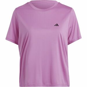 adidas MINIMAL T PS Női póló plus size méretben, rózsaszín, méret