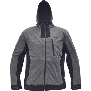 CERVA HUYER SOFTSHELL Férfi softshell kabát, szürke, méret