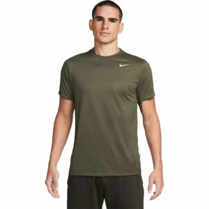 Nike DF TEE RLGD RESET Férfi póló edzéshez, khaki, méret