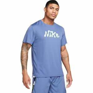 Nike DF UV S72 MILER SS Férfi póló, világoskék, méret