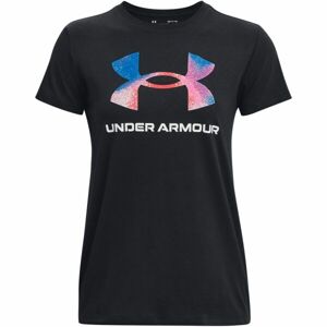 Under Armour LIVE SPORTSTYLE GRAPHIC SS Női póló, fekete, méret