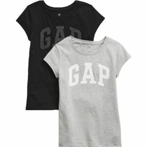 GAP V-SS LOGO GRPH T XLS 2PK Lány póló, fekete, méret