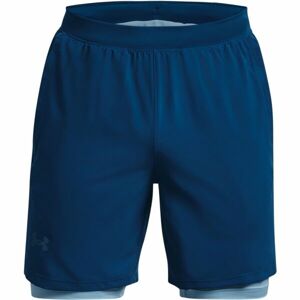 Under Armour UA LAUNCH 7'' 2-IN-1 SHORT Férfi rövidnadrág futáshoz, kék, méret