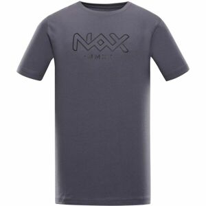 NAX LETAD Férfi póló, sötétszürke, méret