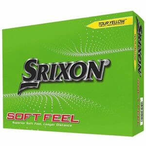 SRIXON SOFT FEEL 12 pcs Golflabda, sárga, méret