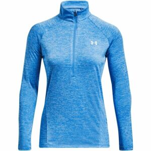 Under Armour TECH 1/2 ZIP - TWIST Női pulóver, kék, méret