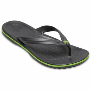 Crocs CROCBAND FLIP Uniszex flip-flop papucs, fekete, méret 45/46
