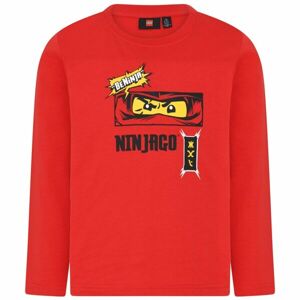 LEGO® kidswear LWTAYLOR 608 T-SHIRT L/S Fiú felső, piros, méret