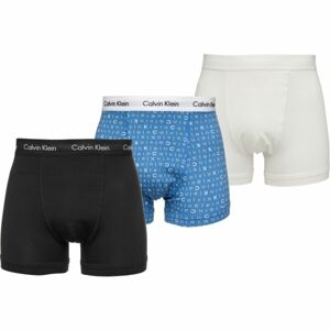 Calvin Klein 3 PACK TRUNKS - STRETCH Férfi boxeralsó, fekete, méret