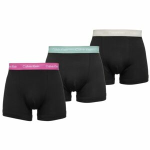 Calvin Klein COTTON STRETCH-TRUNK 3PK Férfi boxeralsó, fekete, méret