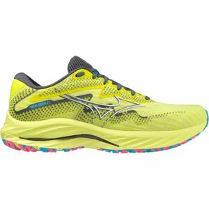 Mizuno WAVE RIDER 27 Férfi futócipő, fényvisszaverő neon, méret 41