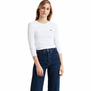 Levi's® LS BABY TEE Hosszú ujjú női póló, fehér, méret