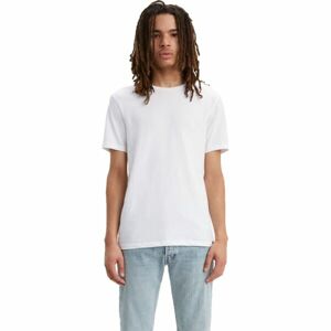 Levi's® SLIM 2PK CREWNECK 1 Férfi póló, fehér, méret