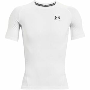 Under Armour HG ARMOUR COMP SS Férfi póló, fehér, méret