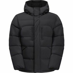 Jack Wolfskin ROEMERTOR M Férfi tollkabát, fekete, méret