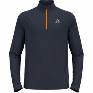 Odlo 1/2 ZIP ESSENTIAL CERAMIWARM Férfi pulóver, sötétszürke, méret