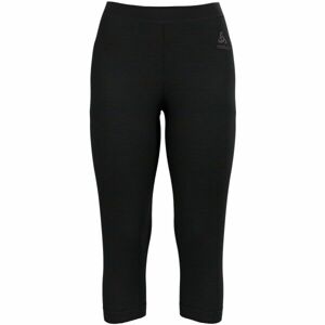 Odlo NATURAL MERINO 200 Női thermo háromnegyedes leggings, fekete, méret