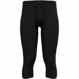 Odlo NATURAL MERINO 200 Férfi thermo háromnegyedes leggings, fekete, méret