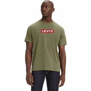Levi's® SS RELAXED FIT TEE Férfi póló, khaki, méret