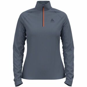 Odlo W MIDLAYER 1/2 ZIP BESSO Női pulóver, szürke, méret