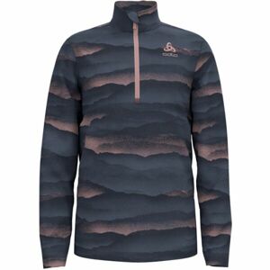 Odlo MID LAYER 1/2 ZIP ROY KIDSGRAPHIC Gyerek pulóver, sötétszürke, méret