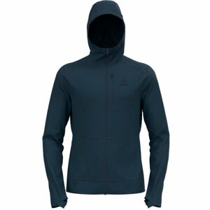 Odlo PERFORMANCE WOOL X-WARM HOODY Férfi pulóver, sötétkék, méret