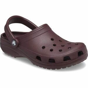 Crocs CLASSIC CLOG Uniszex papucs, bordó, méret 45/46