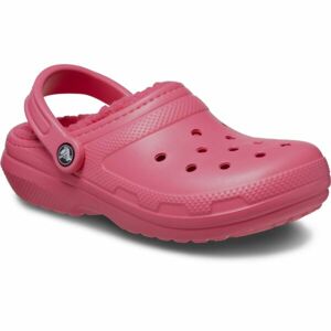 Crocs CLASSIC FUZZ LINED CLOG Női belebújós cipő, rózsaszín, méret 36/37