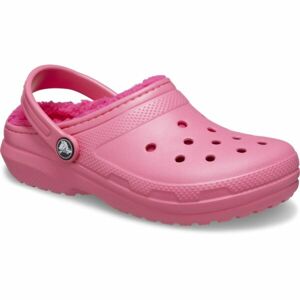 Crocs CLASSIC LINED CLOG K Lány belebújós cipő, rózsaszín, méret 36/37