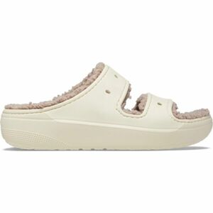 Crocs CLASSIC COZZZY SANDAL Uniszex szandál, bézs, méret 36/37