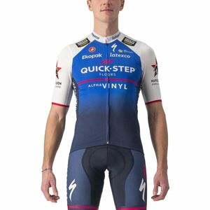 Castelli SOUDAL QUICK-STEP COMPETIZIONE JERSEY Kerékpáros mez, kék, méret