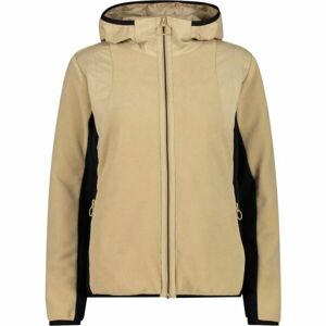 CMP WOMAN JACKET FIX HOOD Női pulóver, bézs, méret