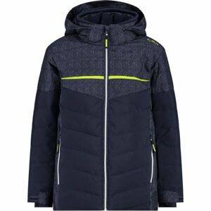 CMP KID JACKET SNAPS HOOD Fiú síkabát, sötétkék, méret